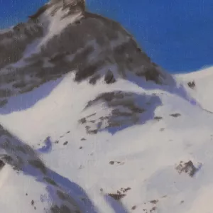 Schneebedeckter Berg